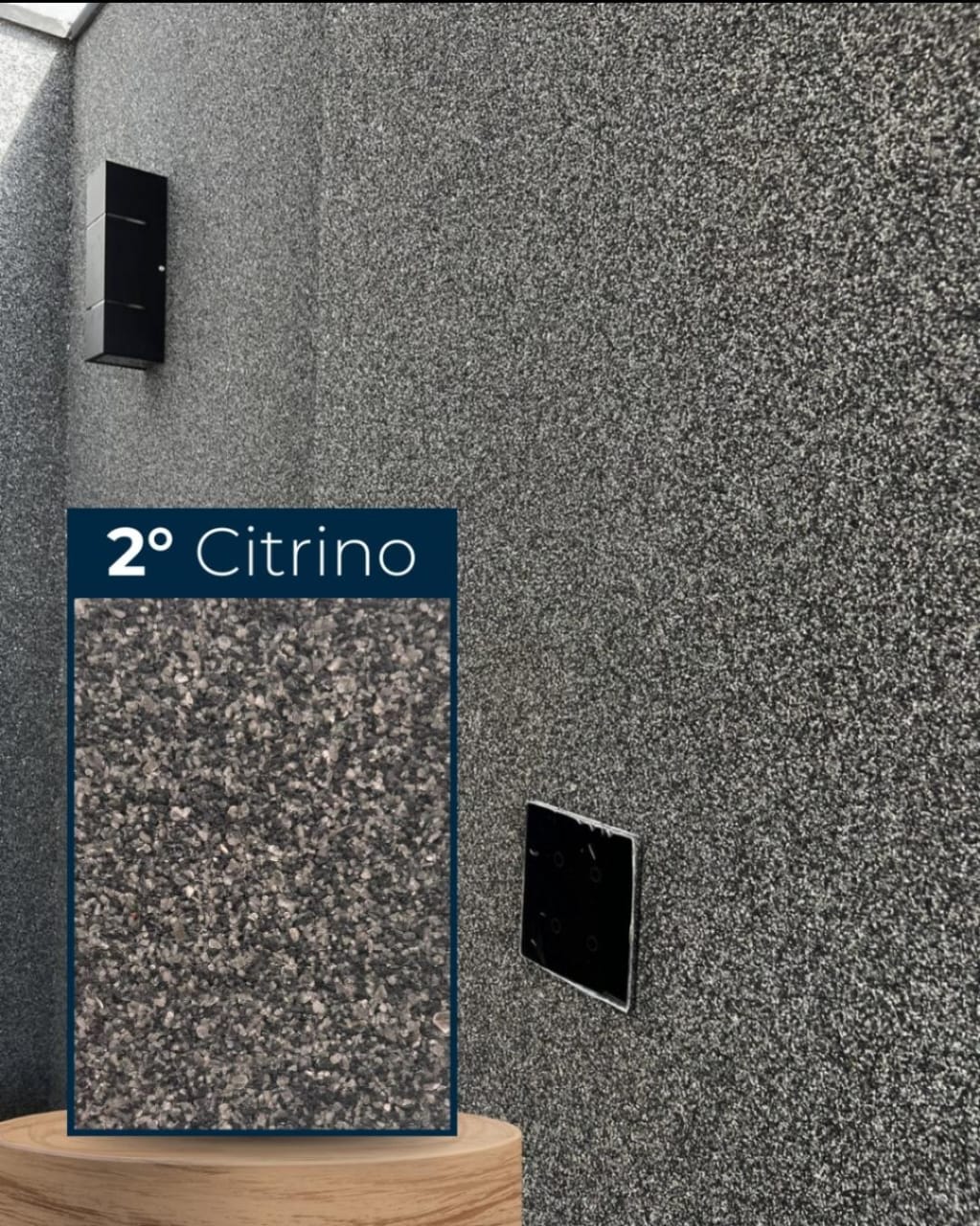 Parede externa com revestimento Citrino, segundo mais vendido